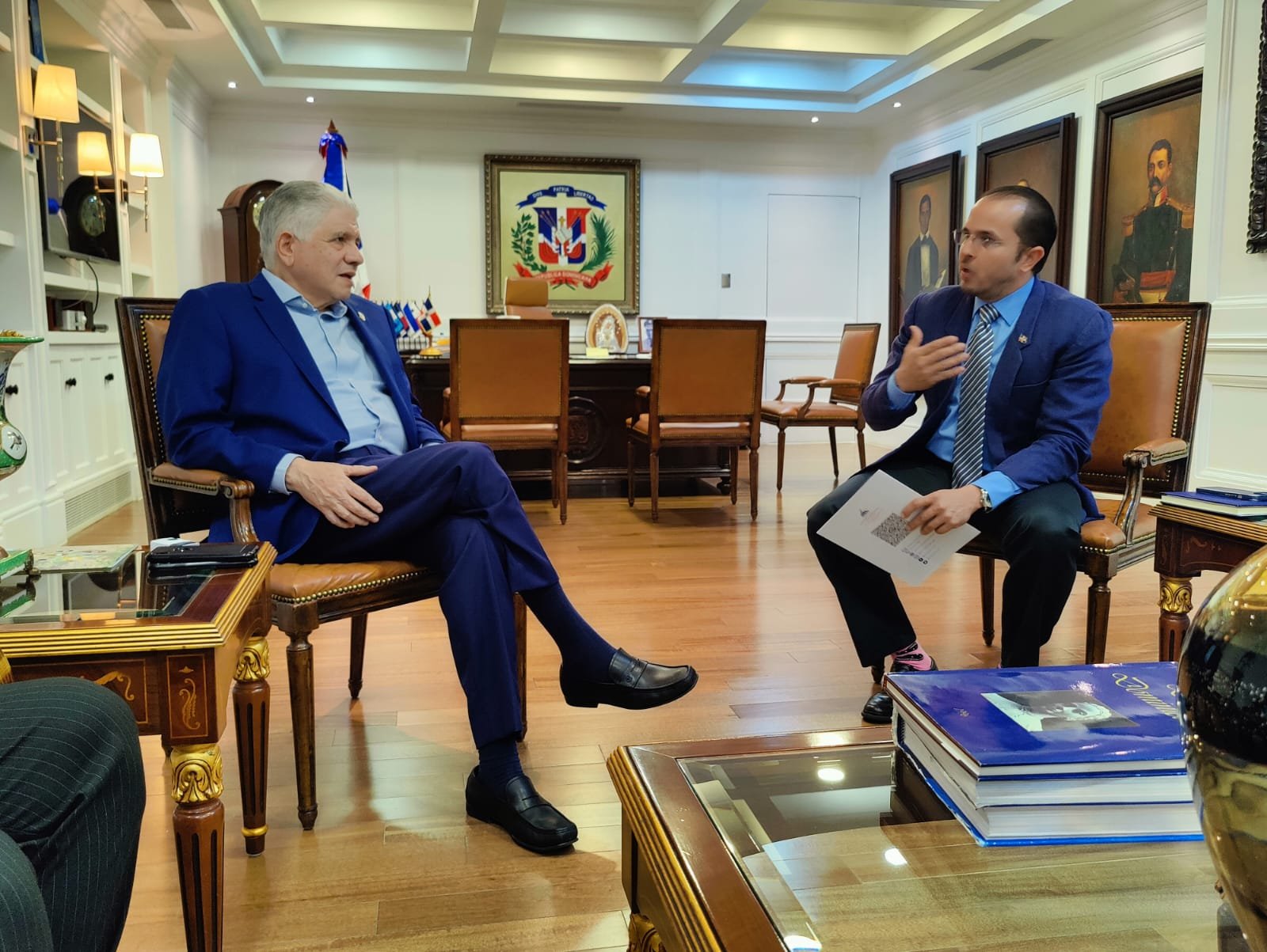 Eduardo Estrella y Cladio Caamaño Vélez